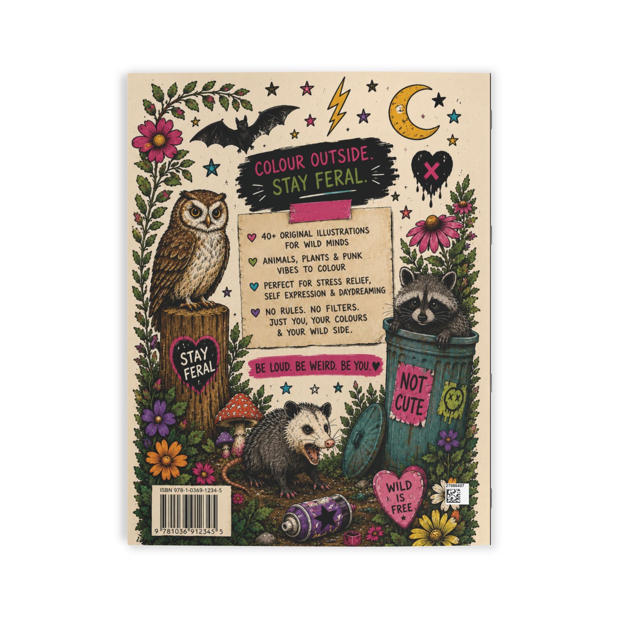 Stay Feral - Coloring Book