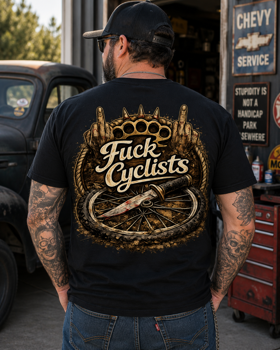 F## Cyclists Graphic Tee