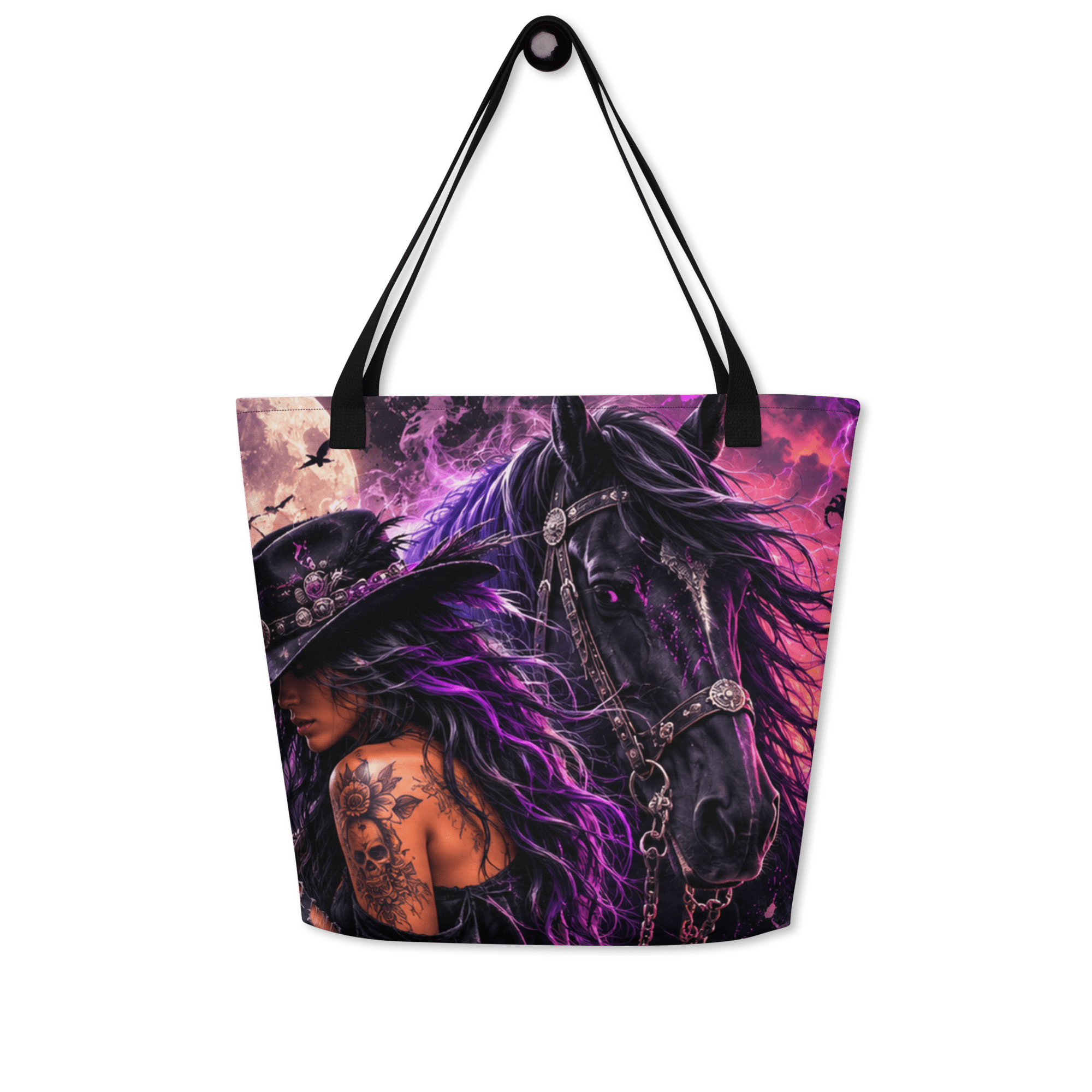 All-Over Print Large Tote Bag - Stay Feral Co.