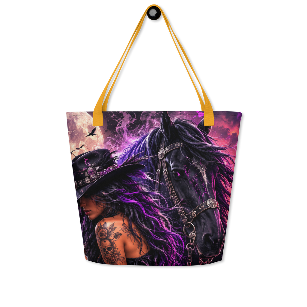All-Over Print Large Tote Bag - Stay Feral Co.