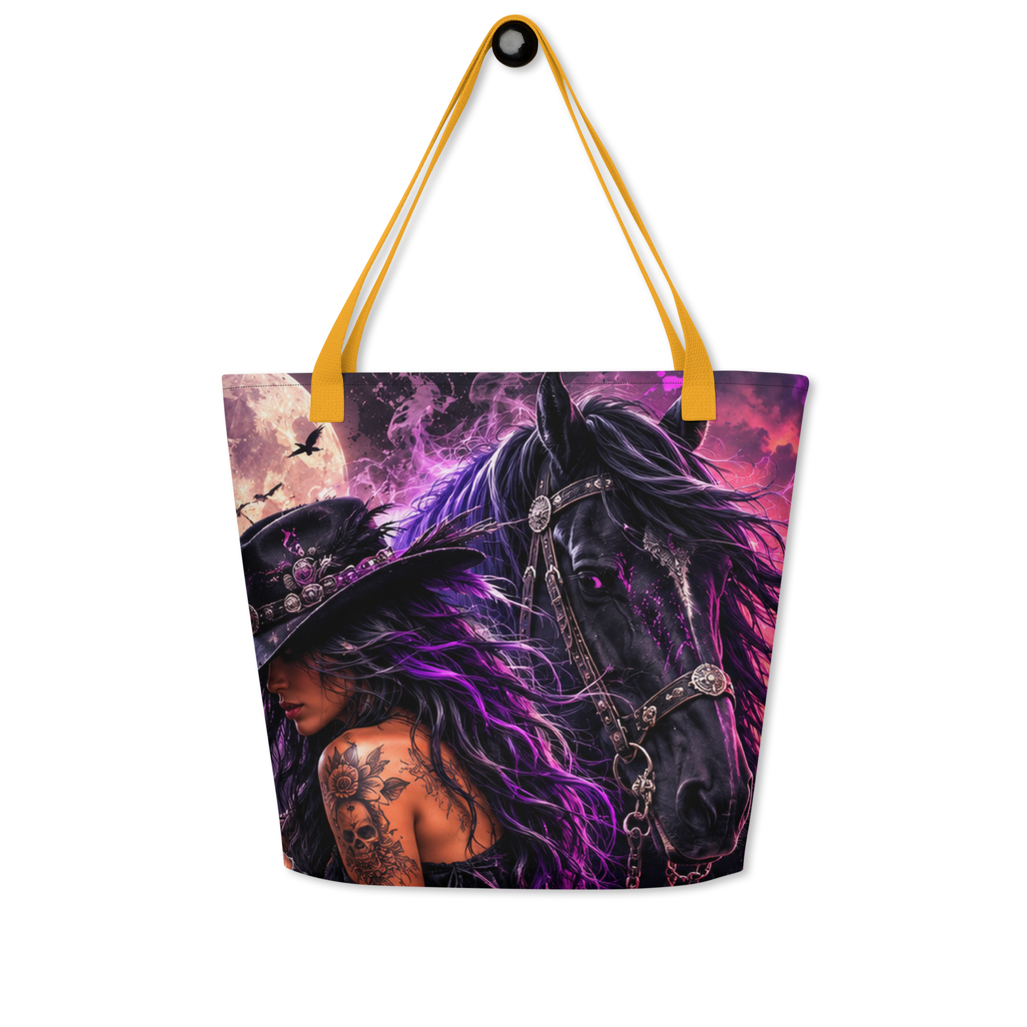 All-Over Print Large Tote Bag - Stay Feral Co.