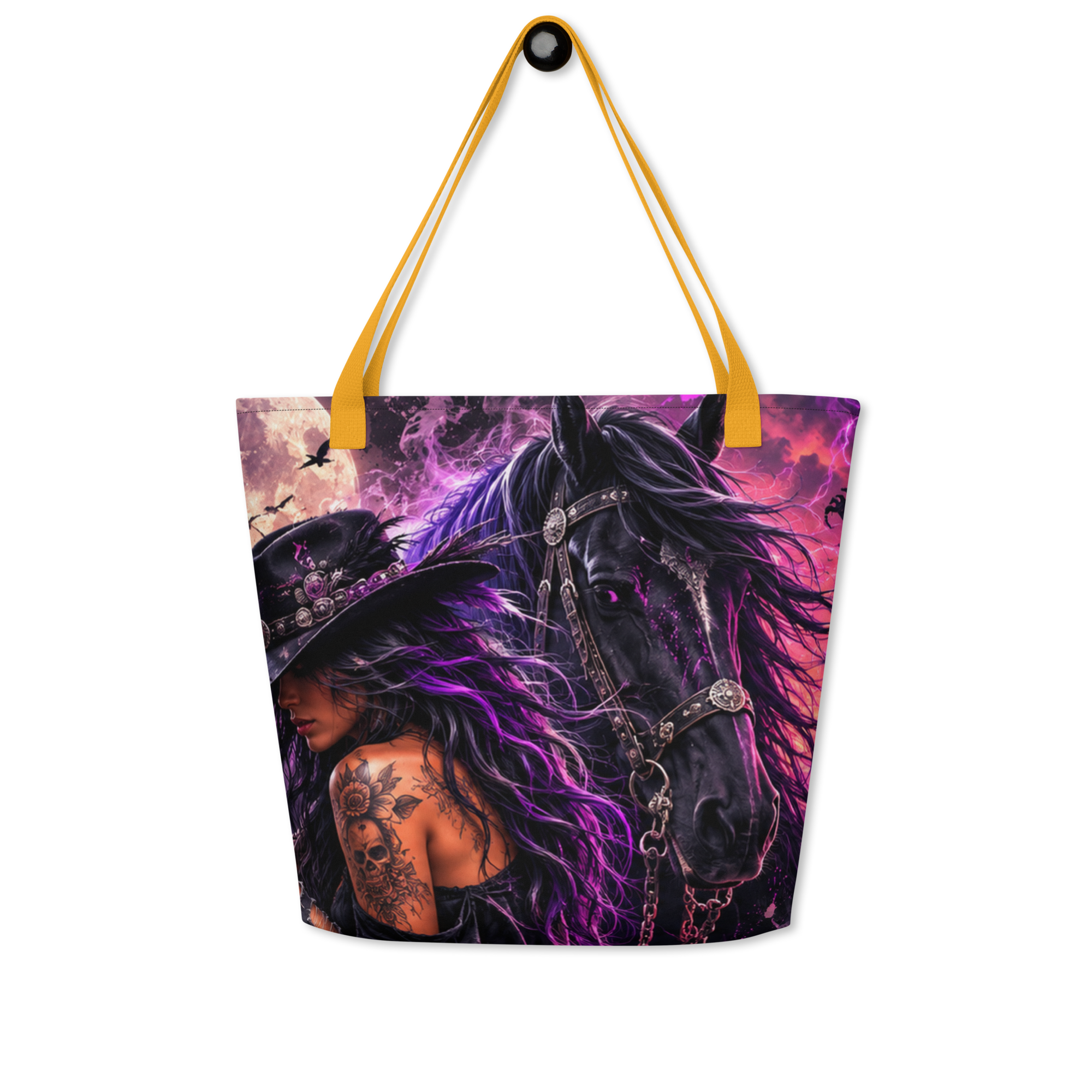 All-Over Print Large Tote Bag - Stay Feral Co.