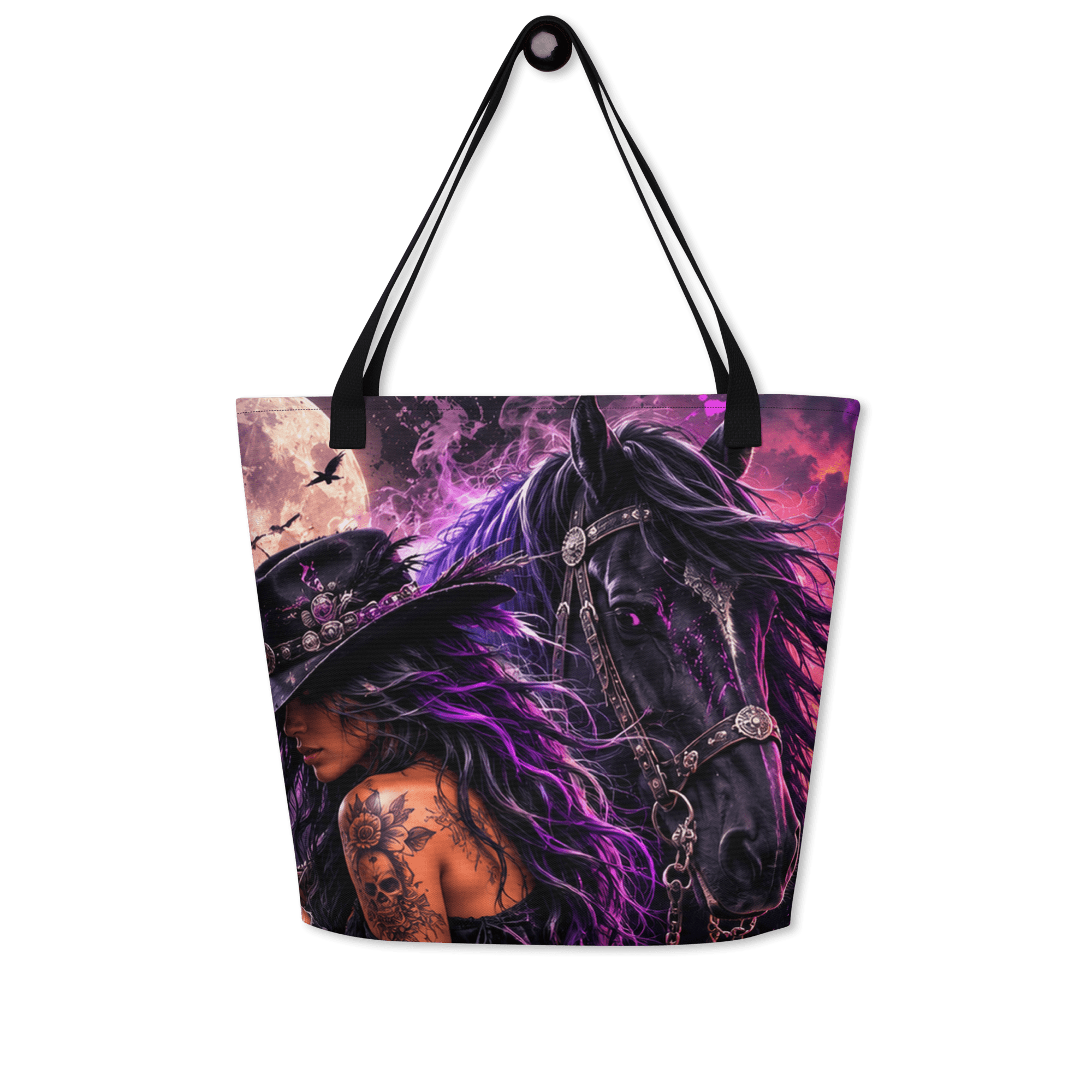 All-Over Print Large Tote Bag - Stay Feral Co.