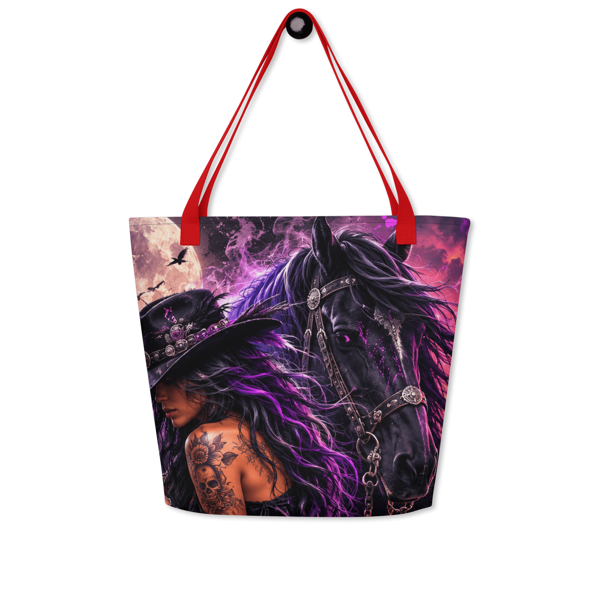 All-Over Print Large Tote Bag - Stay Feral Co.