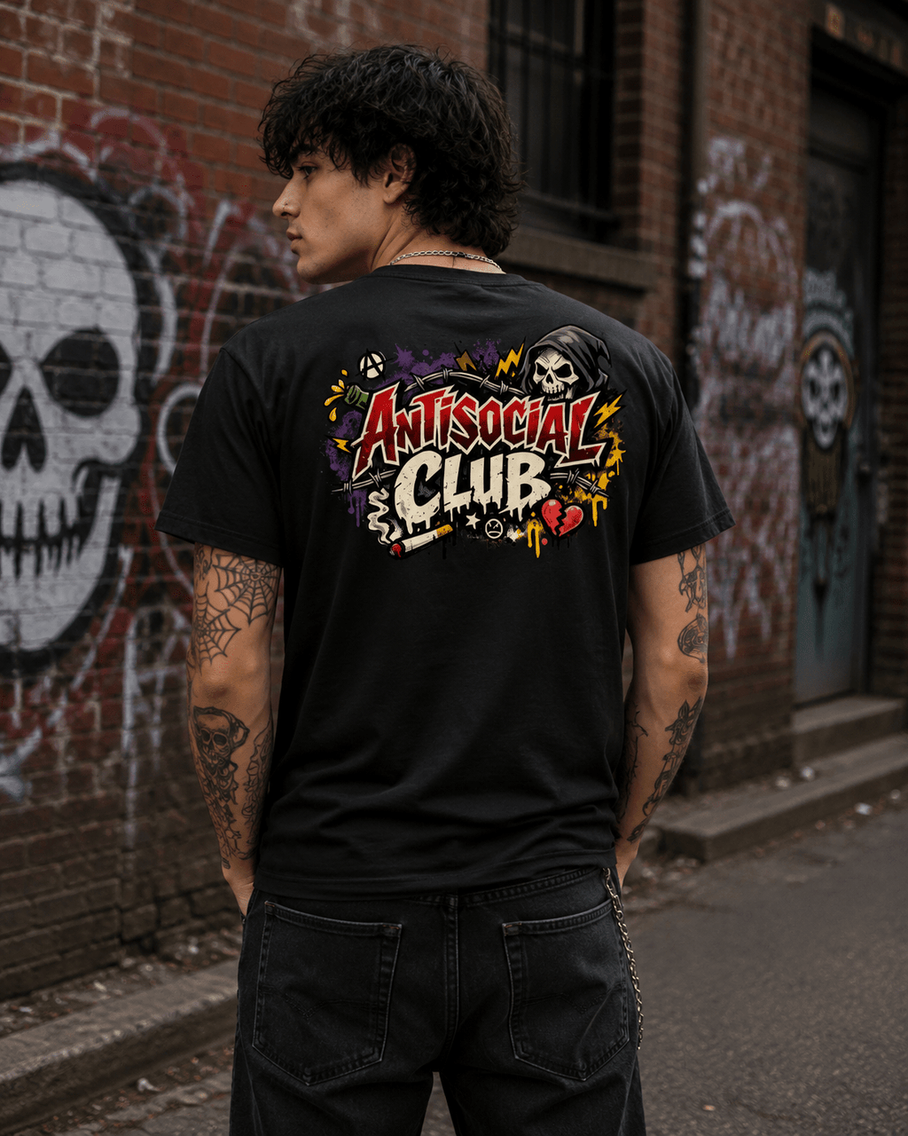 Anti Social - Graphic Tee - Stay Feral Co.