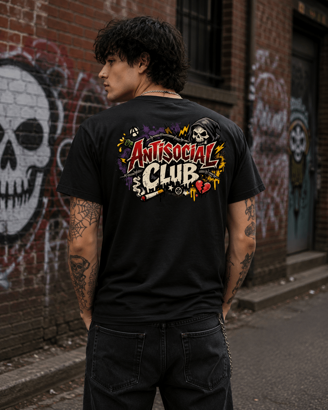 Anti Social - Graphic Tee - Stay Feral Co.