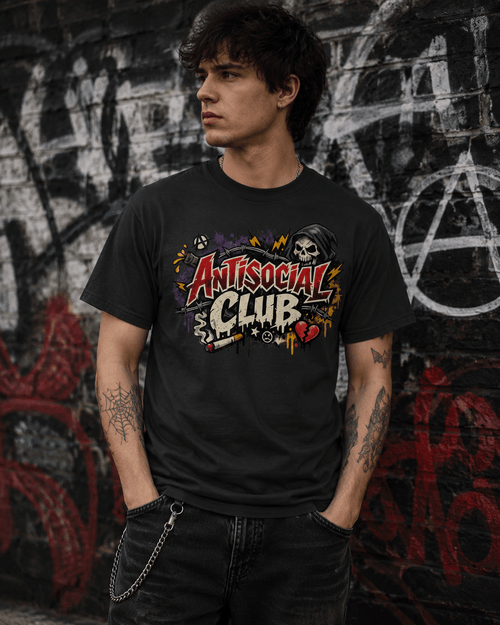 Anti Social - Graphic Tee - Stay Feral Co.