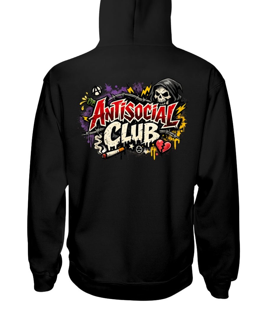 Anti Social Hoodie - Stay Feral Co.