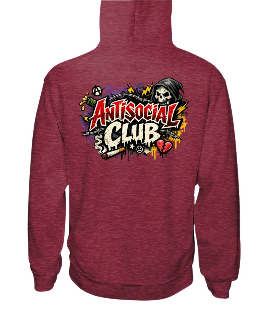Anti Social Hoodie - Stay Feral Co.