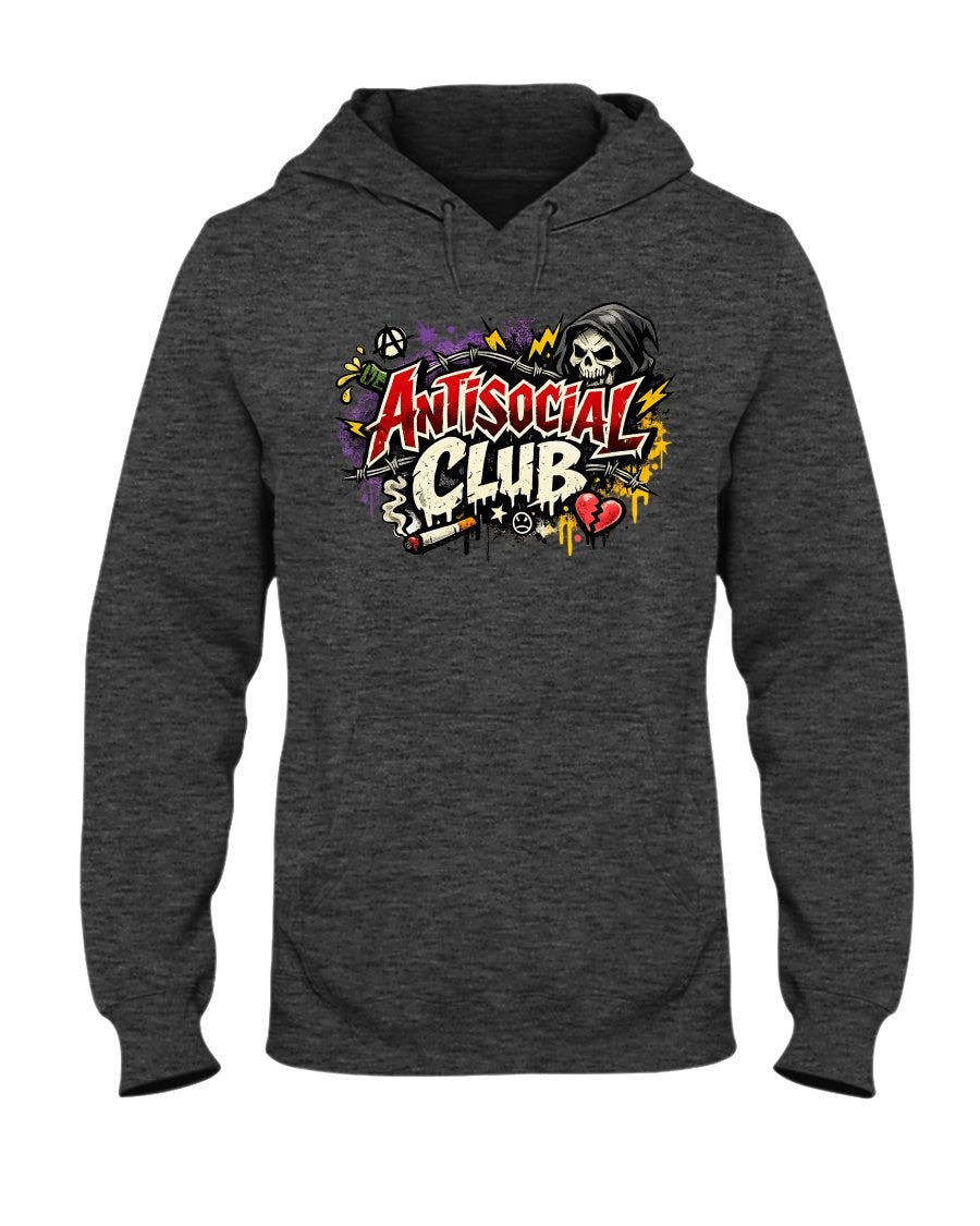 Anti Social Hoodie - Stay Feral Co.