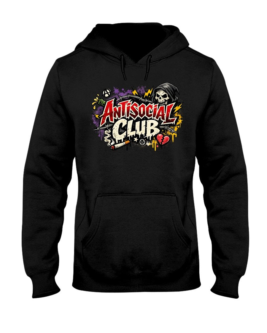 Anti Social Hoodie - Stay Feral Co.