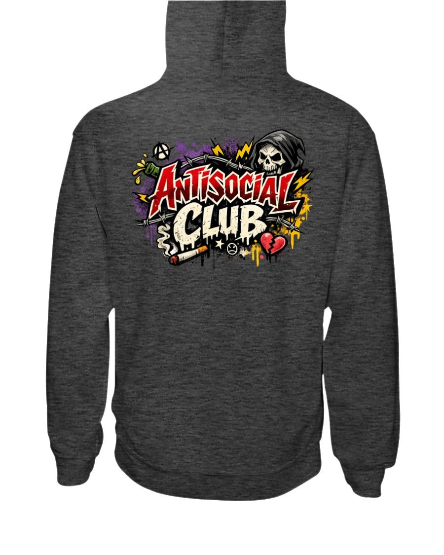 Anti Social Hoodie - Stay Feral Co.