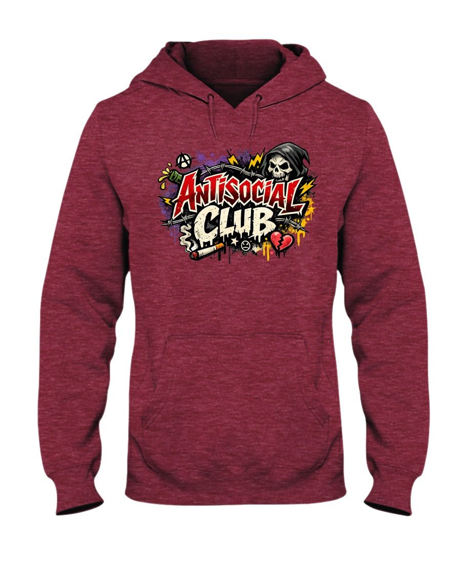 Anti Social Hoodie - Stay Feral Co.