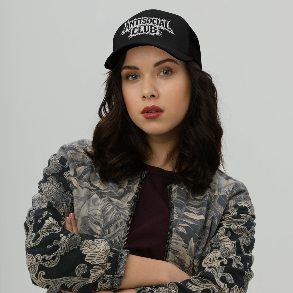 Antisocial Club - Trucker Cap - Stay Feral Co.
