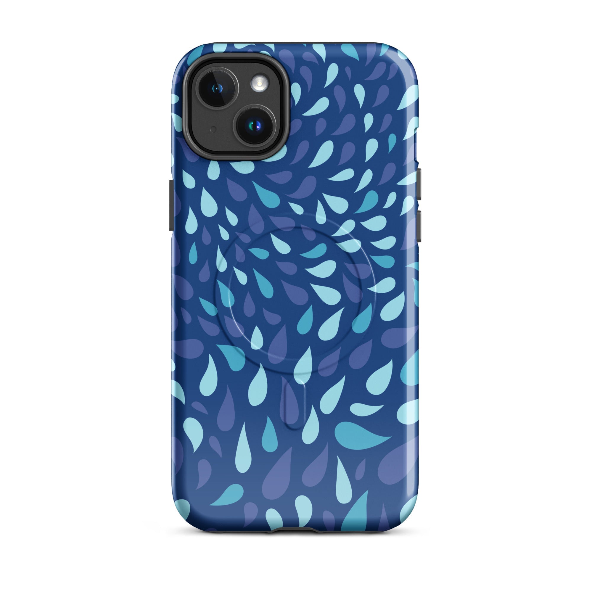 Blue Splash - MagSafe® tough case for iPhone® - Stay Feral Co.
