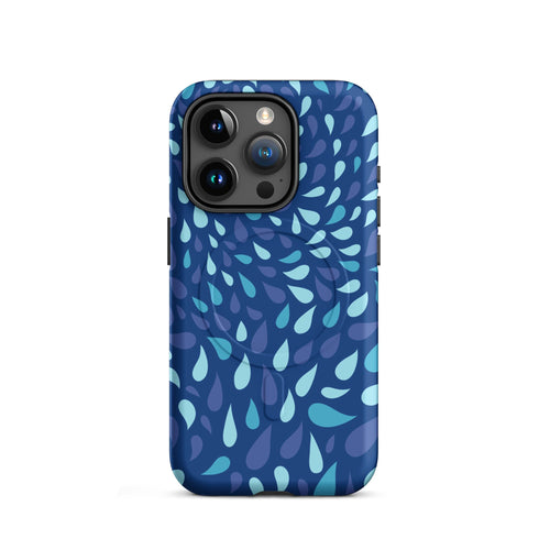 Blue Splash - MagSafe® tough case for iPhone® - Stay Feral Co.