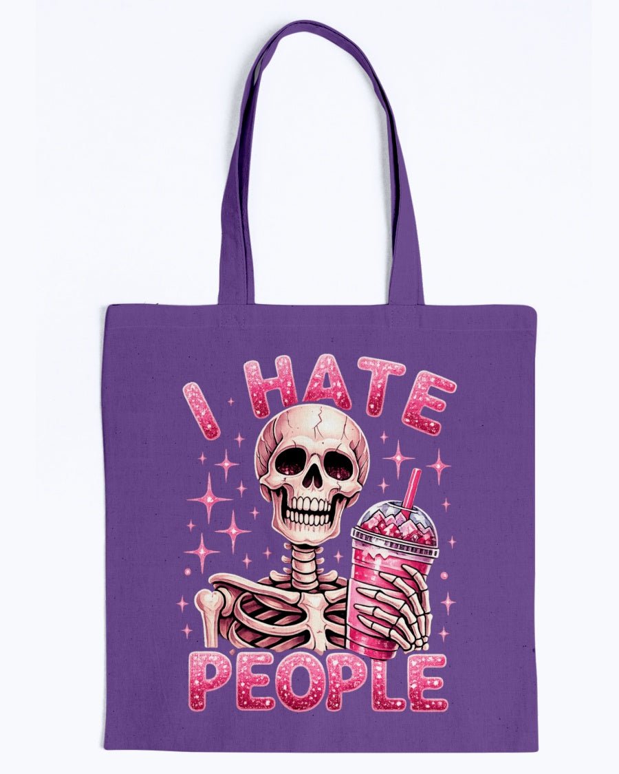 I hate People Canvas Promo Tote - Stay Feral Co.