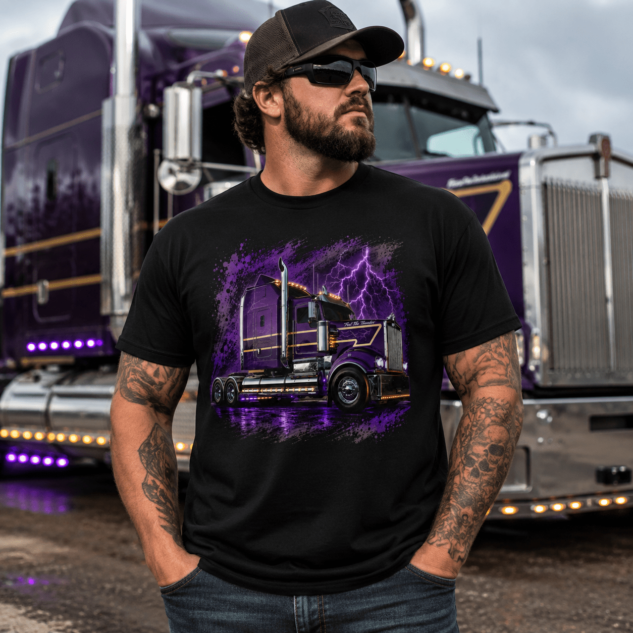 Lightning Kenworth Graphic Tee - Stay Feral Co.