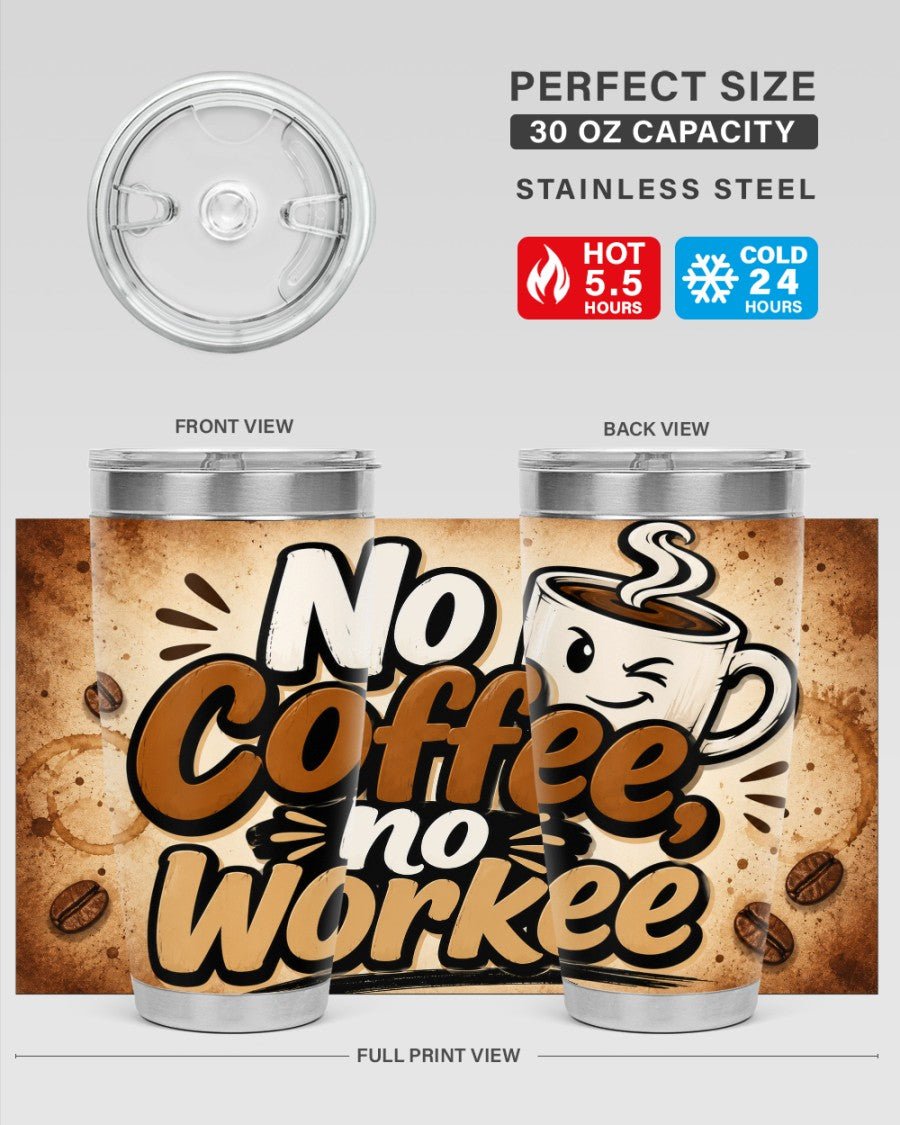 No Coffee Tumbler - Stay Feral Co.