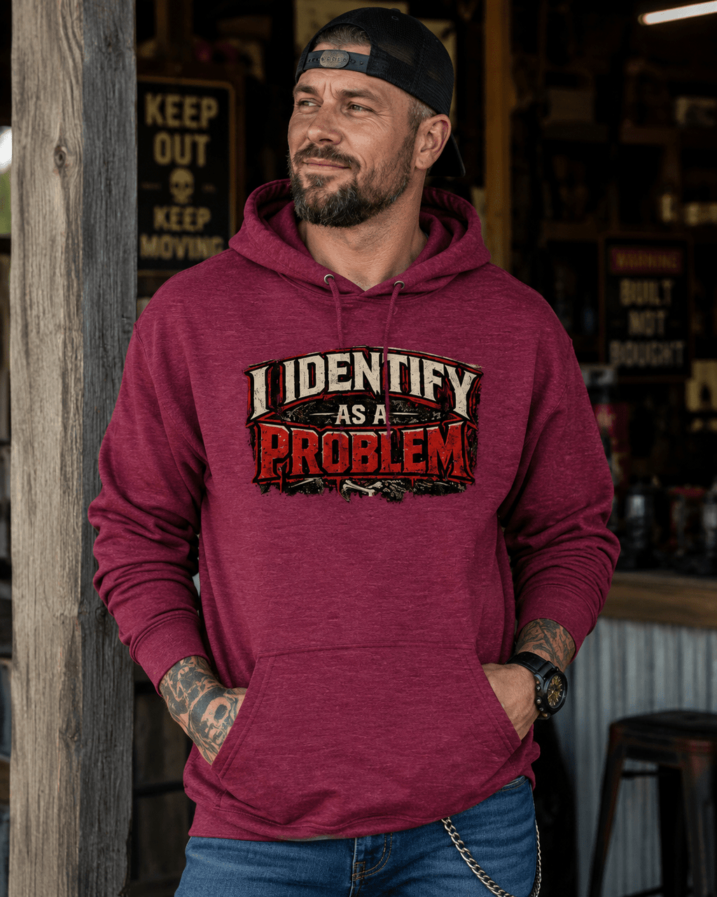 Problem Hoodie - Stay Feral Co.