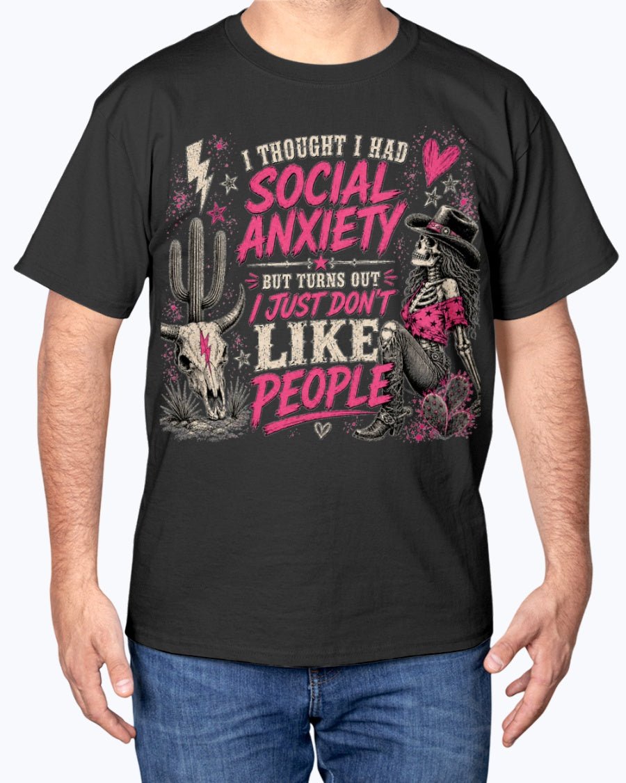 Social Anxiety Graphic Tee - Stay Feral Co.