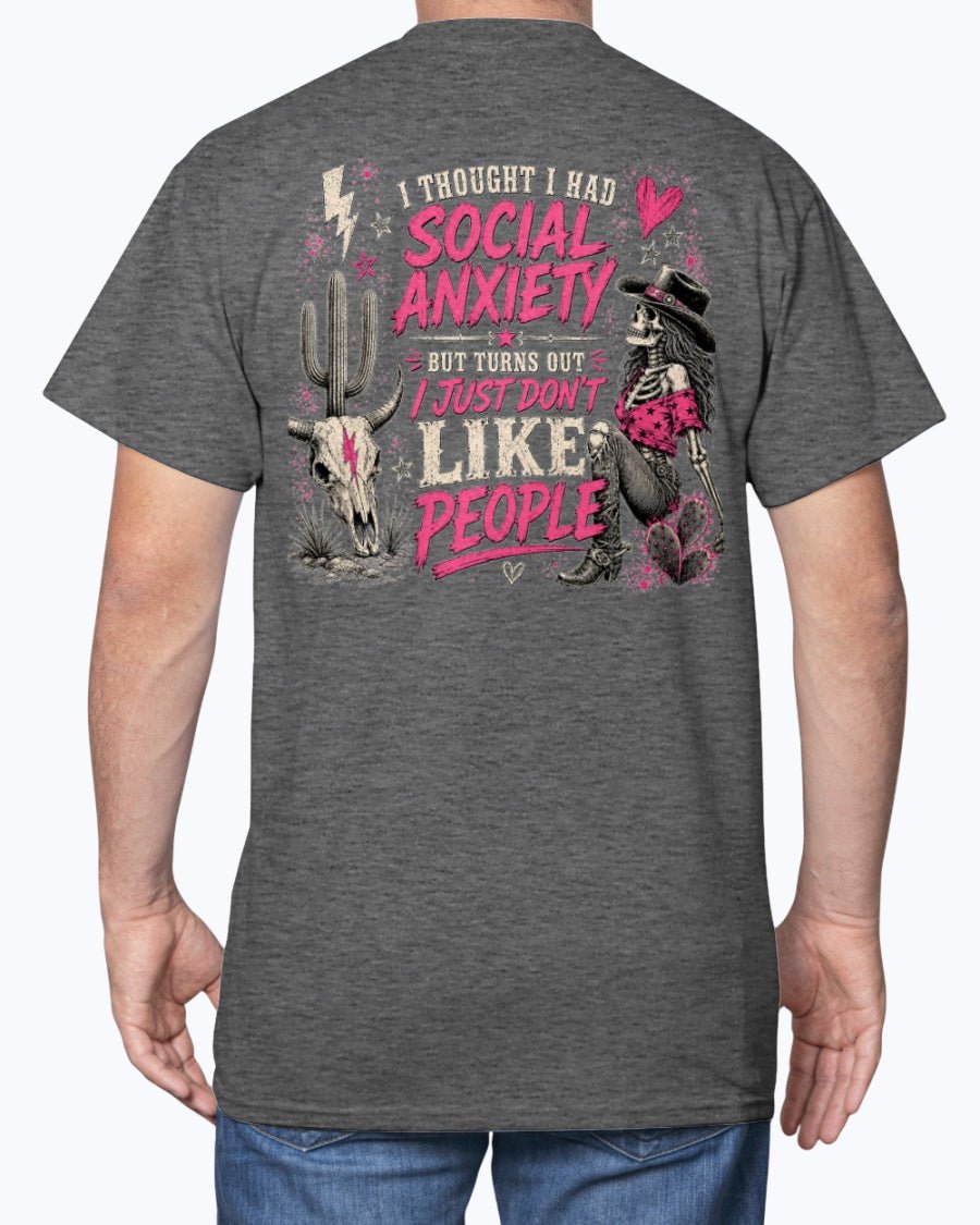 Social Anxiety Graphic Tee - Stay Feral Co.