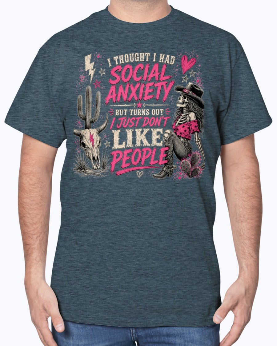 Social Anxiety Graphic Tee - Stay Feral Co.