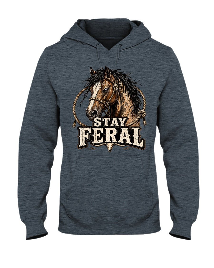 Stay Feral Horse - Hoodie - Stay Feral Co.
