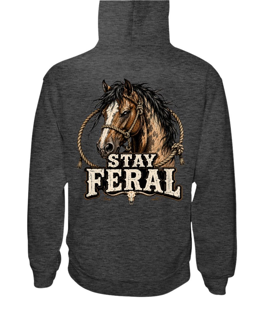 Stay Feral Horse - Hoodie - Stay Feral Co.