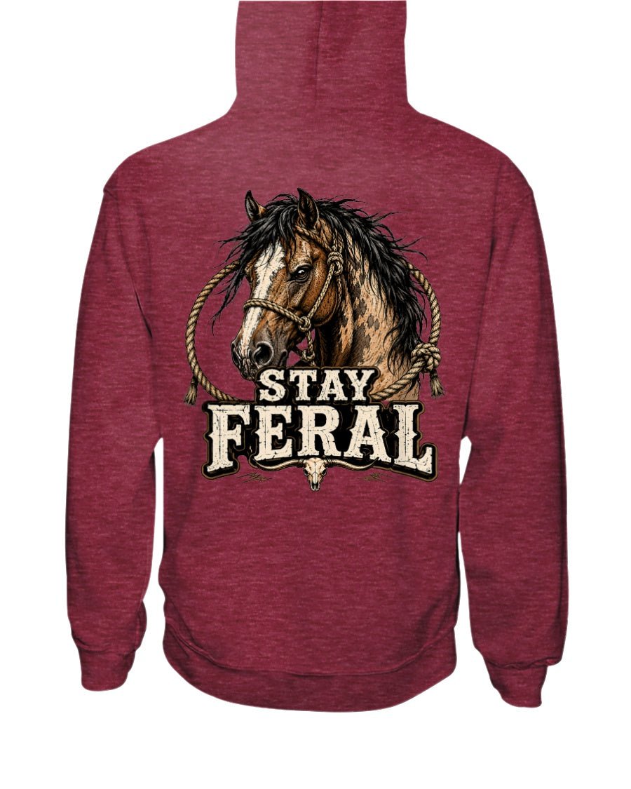 Stay Feral Horse - Hoodie - Stay Feral Co.