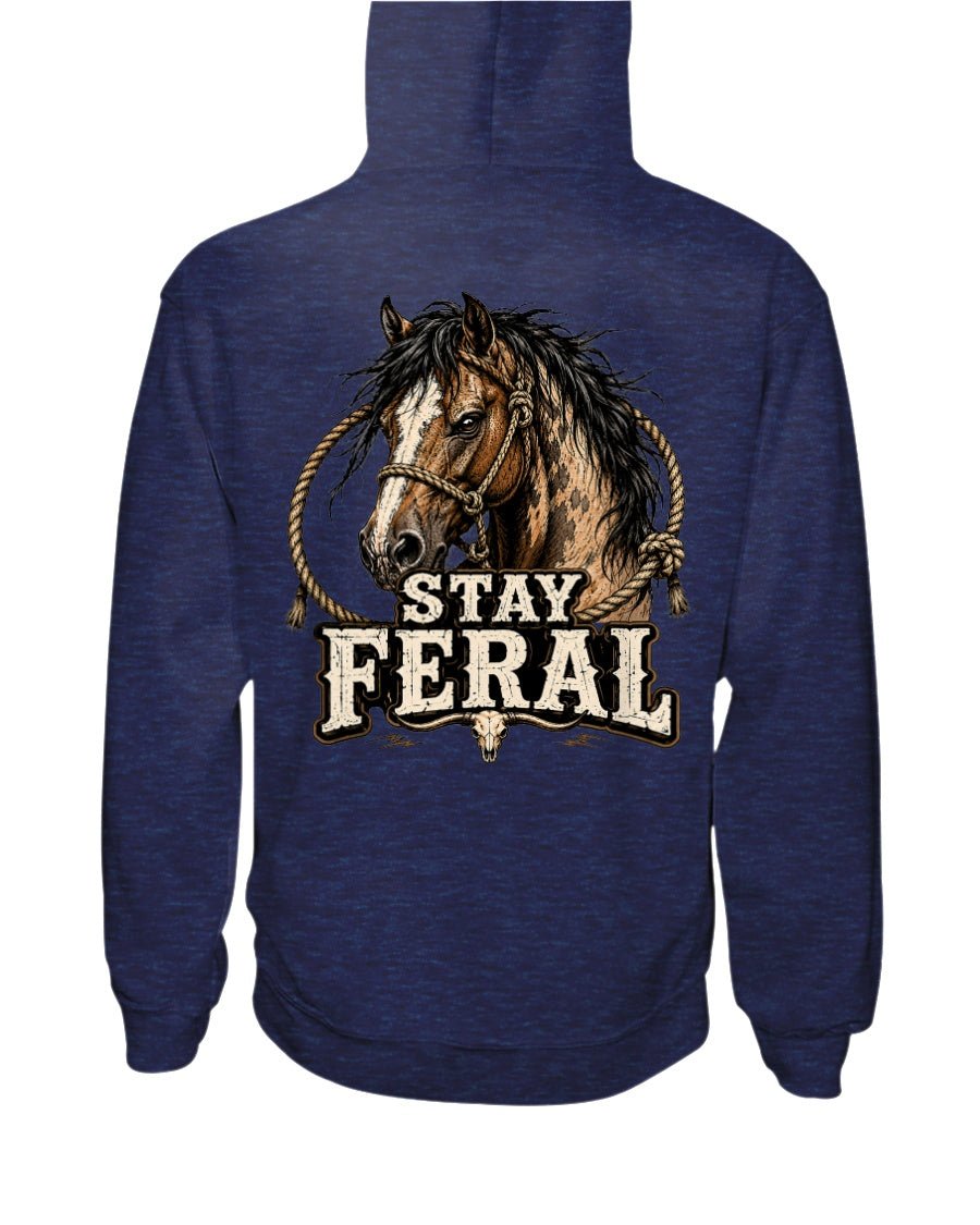 Stay Feral Horse - Hoodie - Stay Feral Co.