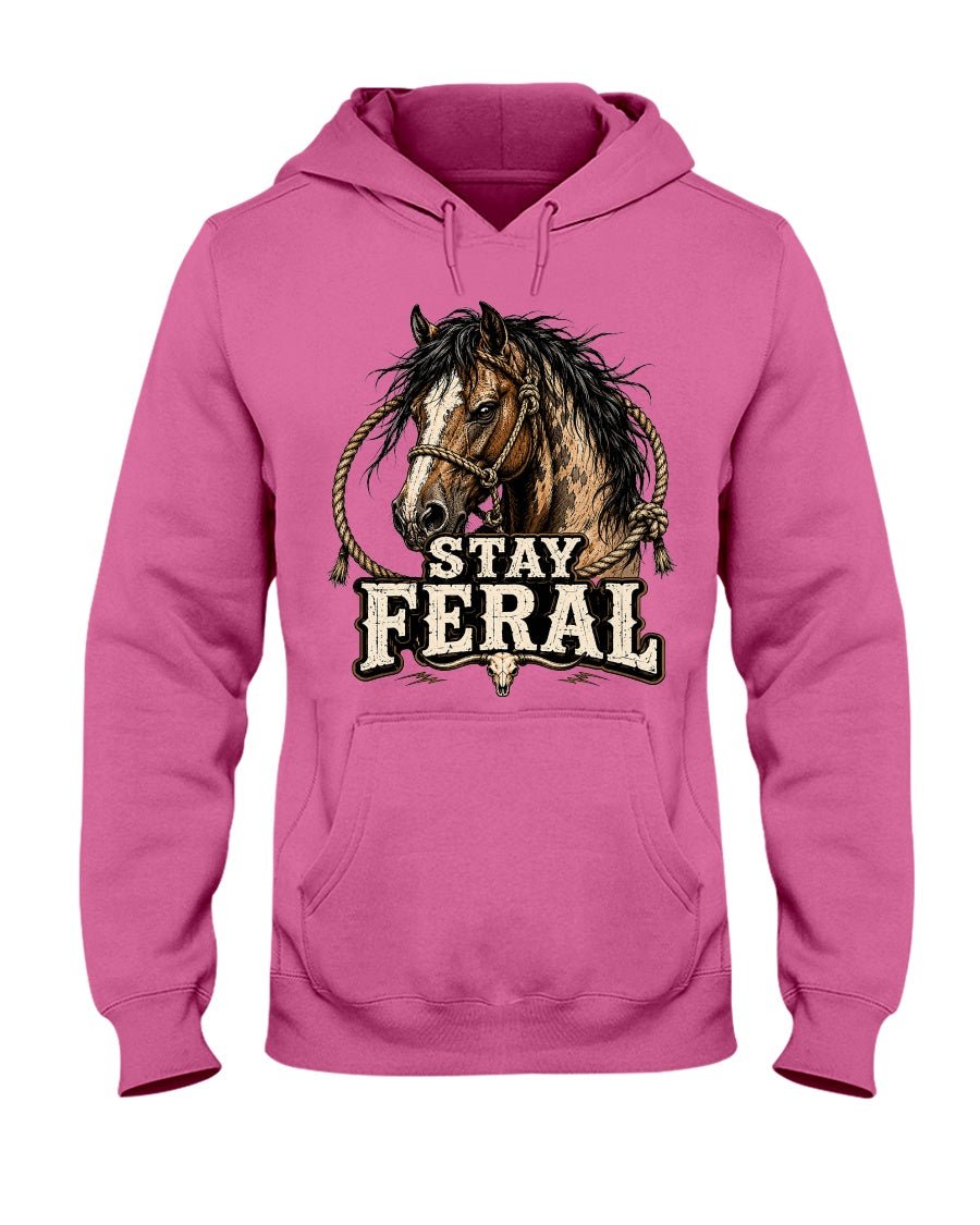 Stay Feral Horse - Hoodie - Stay Feral Co.