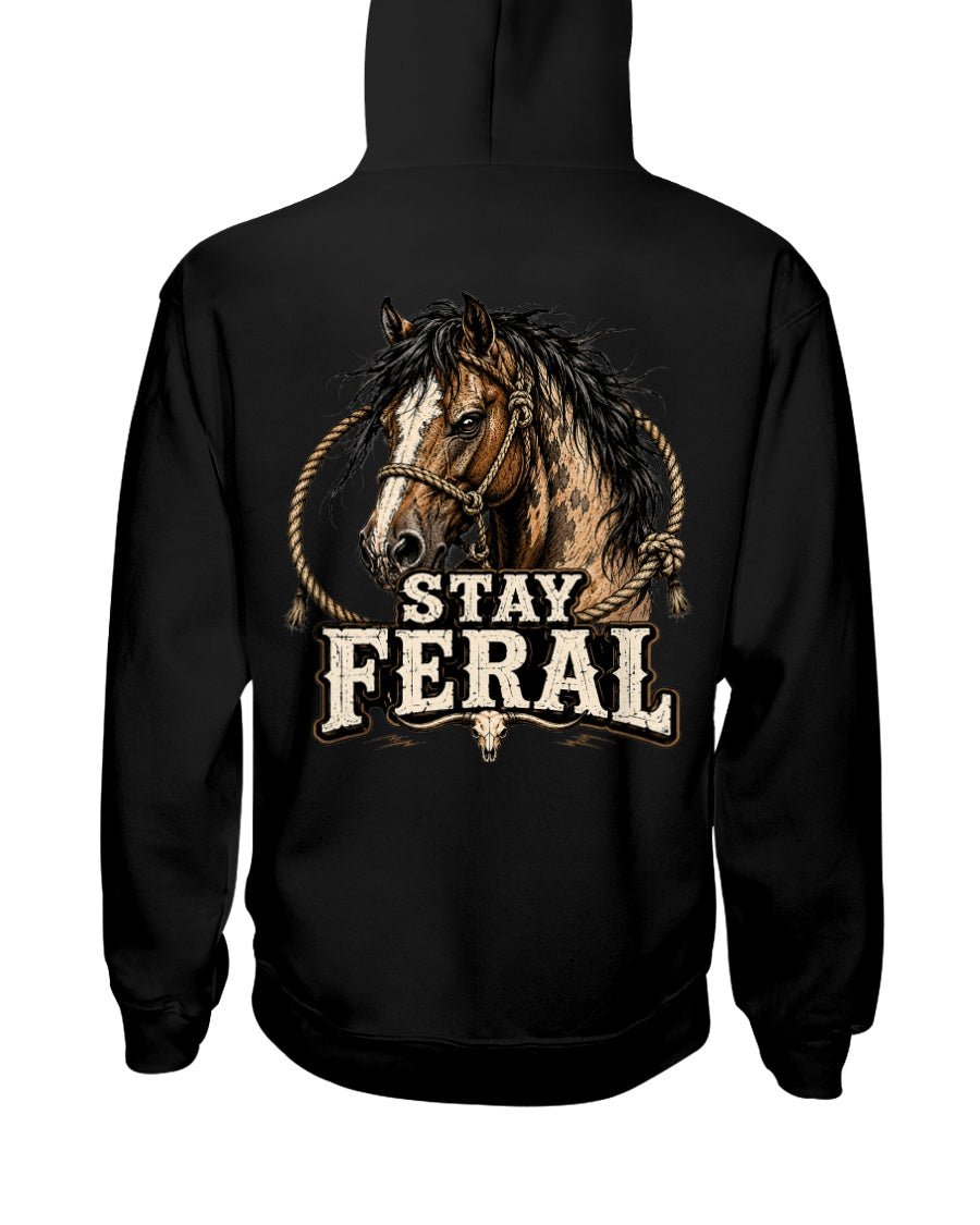 Stay Feral Horse - Hoodie - Stay Feral Co.