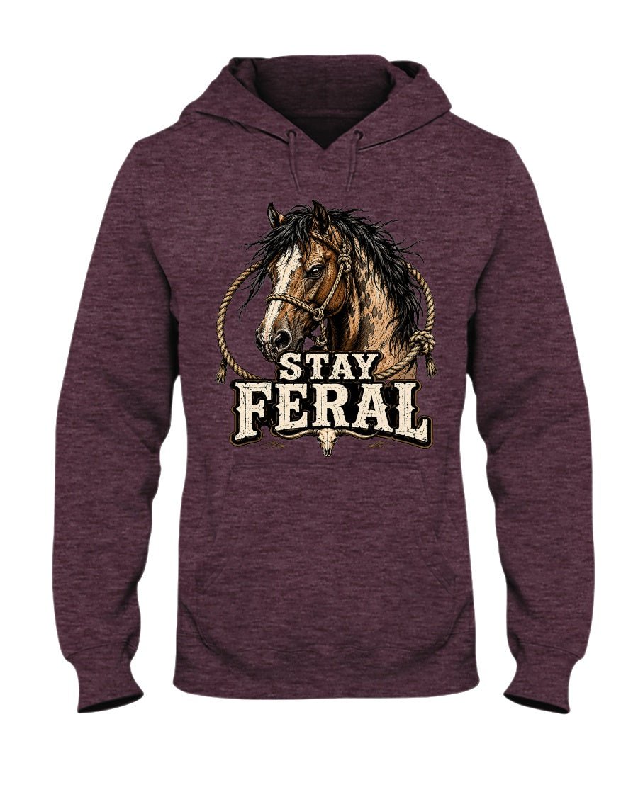 Stay Feral Horse - Hoodie - Stay Feral Co.