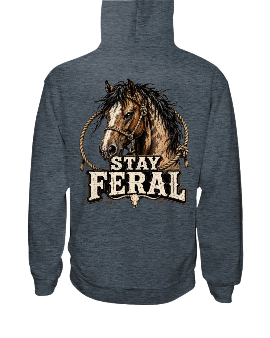 Stay Feral Horse - Hoodie - Stay Feral Co.