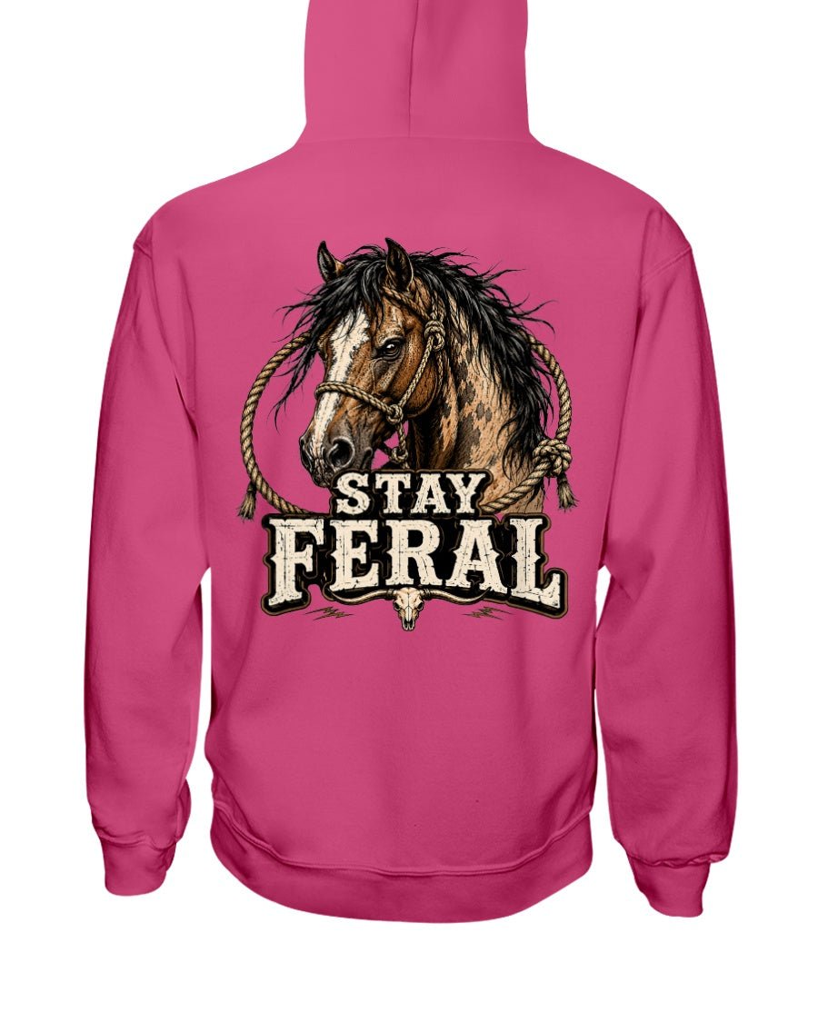 Stay Feral Horse - Hoodie - Stay Feral Co.