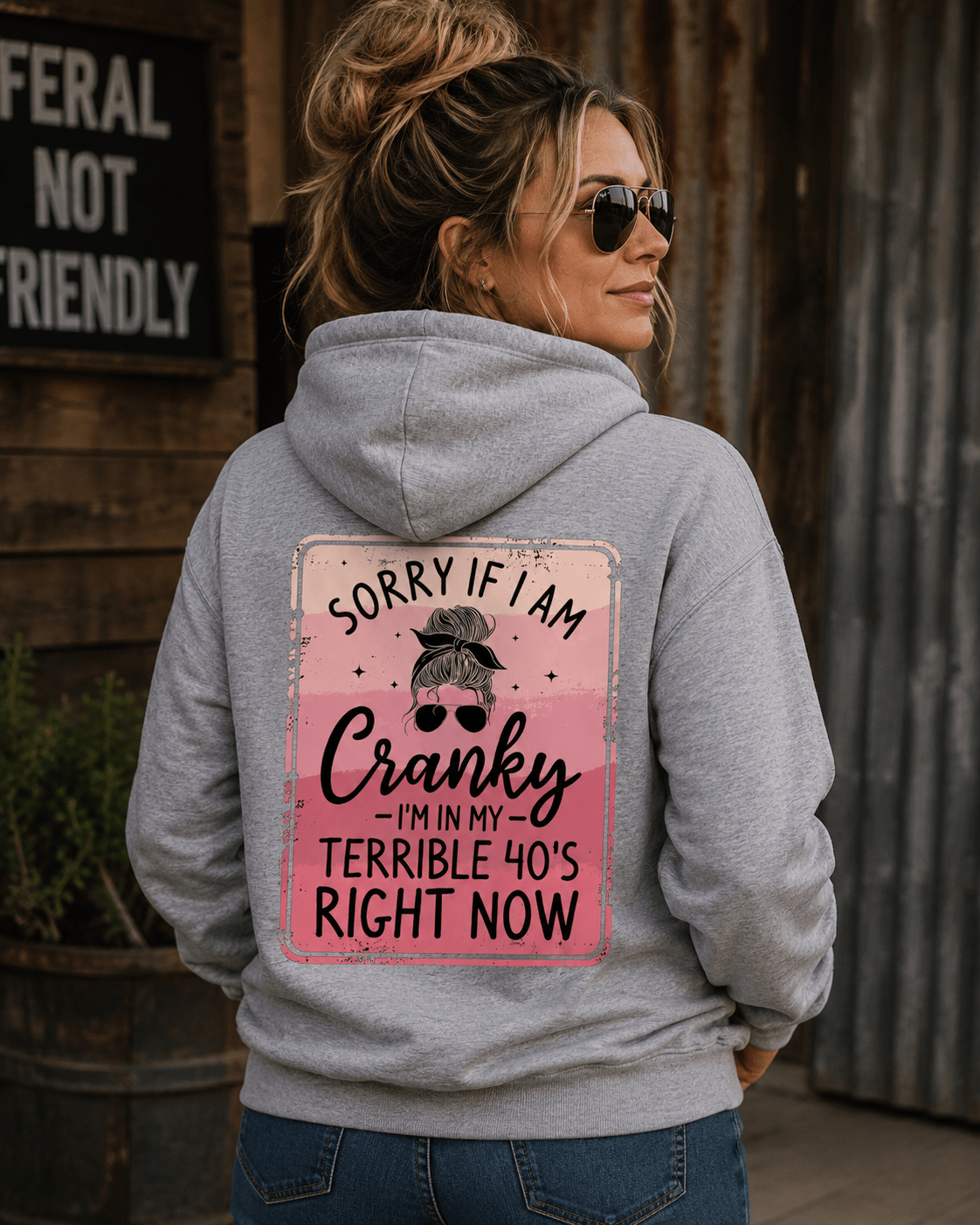 Terrible 40's Hoodie - Stay Feral Co.