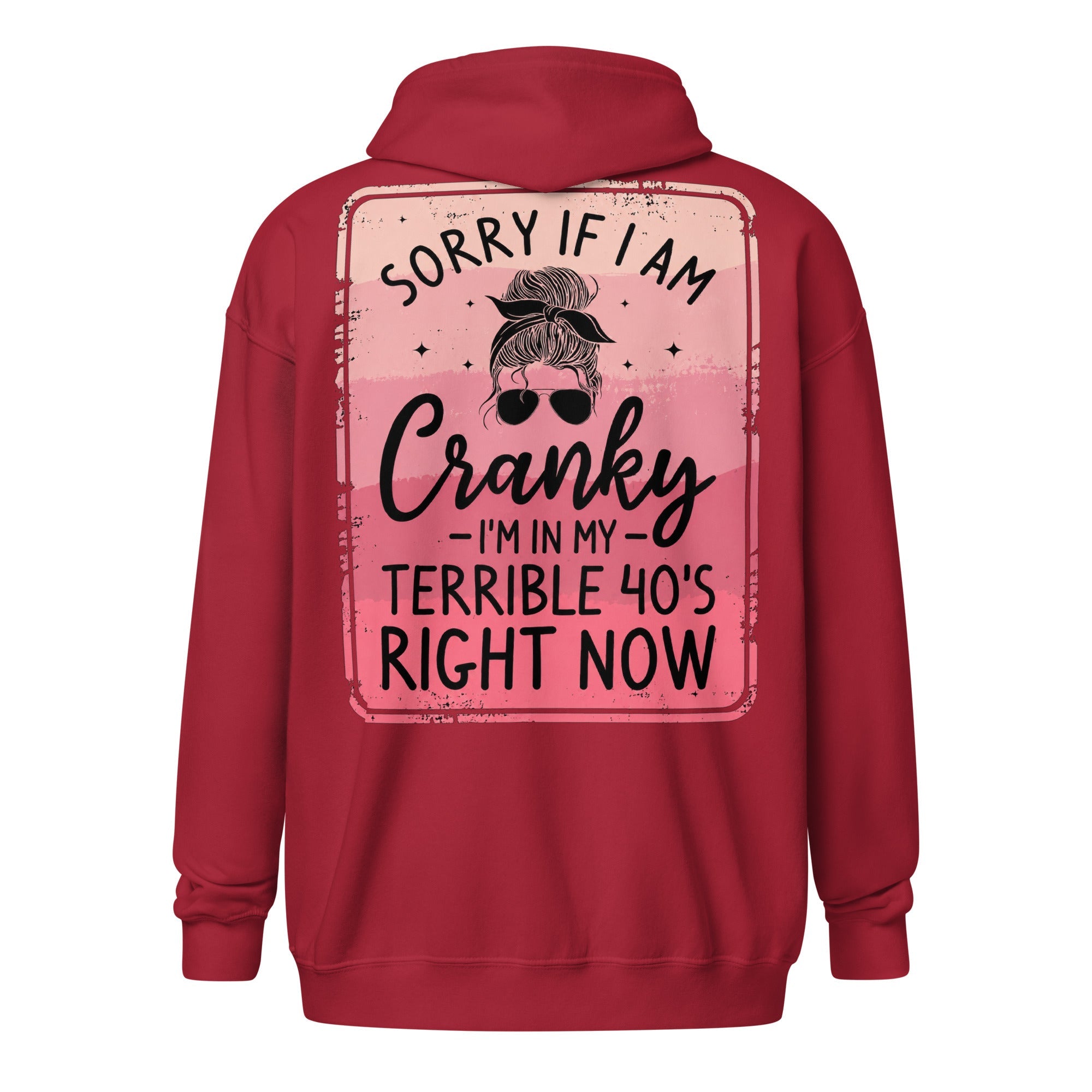 Terrible 40's - Unisex heavy blend zip hoodie - Stay Feral Co.