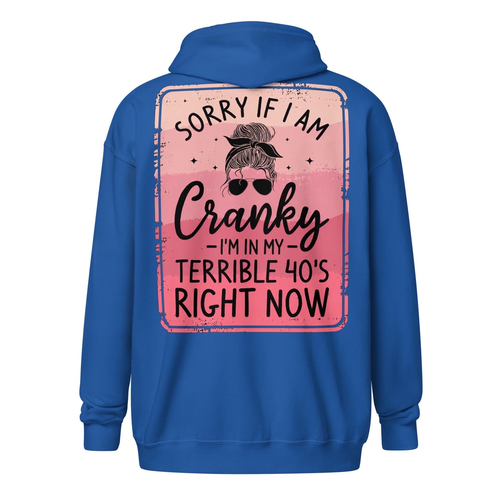 Terrible 40's - Unisex heavy blend zip hoodie - Stay Feral Co.