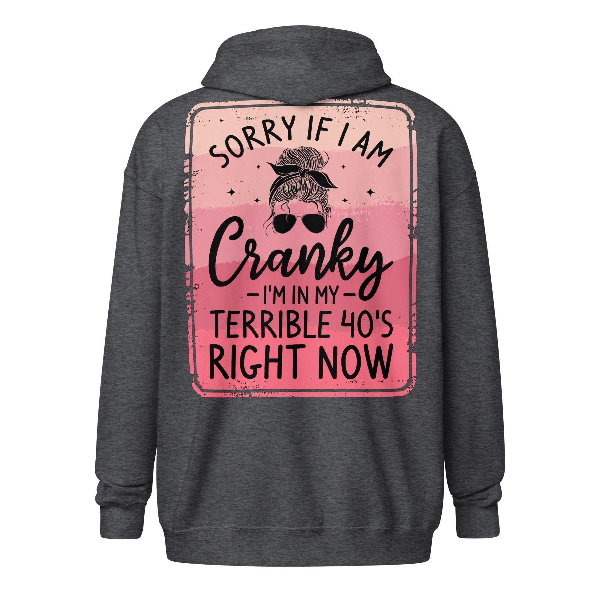 Terrible 40's - Unisex heavy blend zip hoodie - Stay Feral Co.
