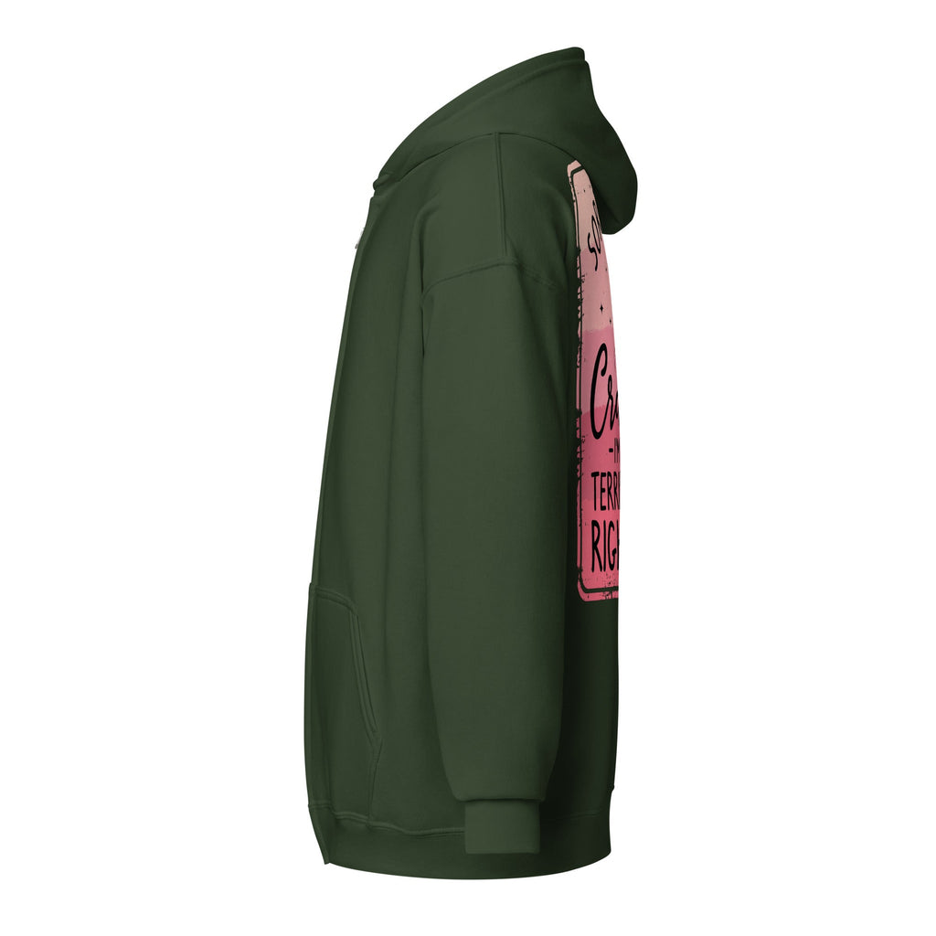 Terrible 40's - Unisex heavy blend zip hoodie - Stay Feral Co.