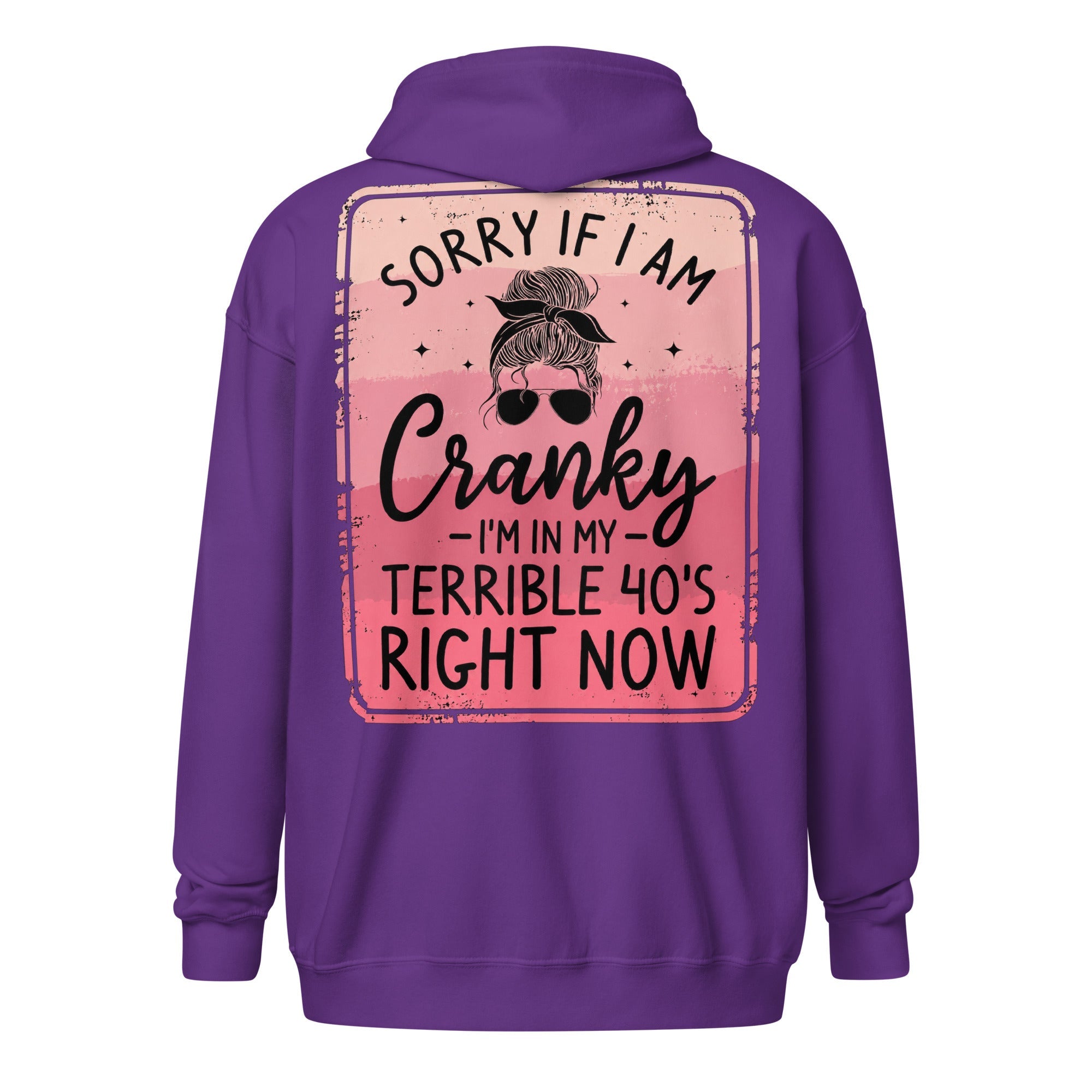 Terrible 40's - Unisex heavy blend zip hoodie - Stay Feral Co.