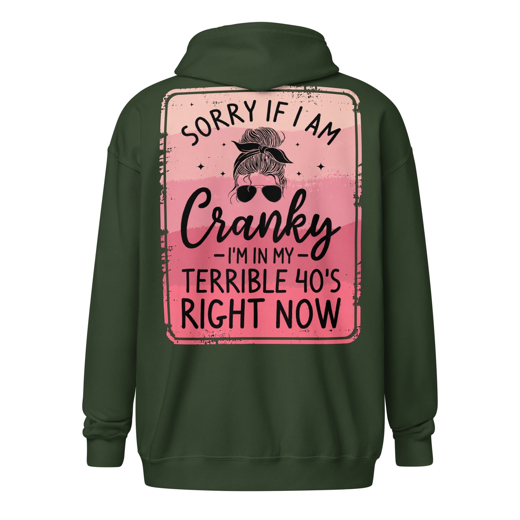 Terrible 40's - Unisex heavy blend zip hoodie - Stay Feral Co.